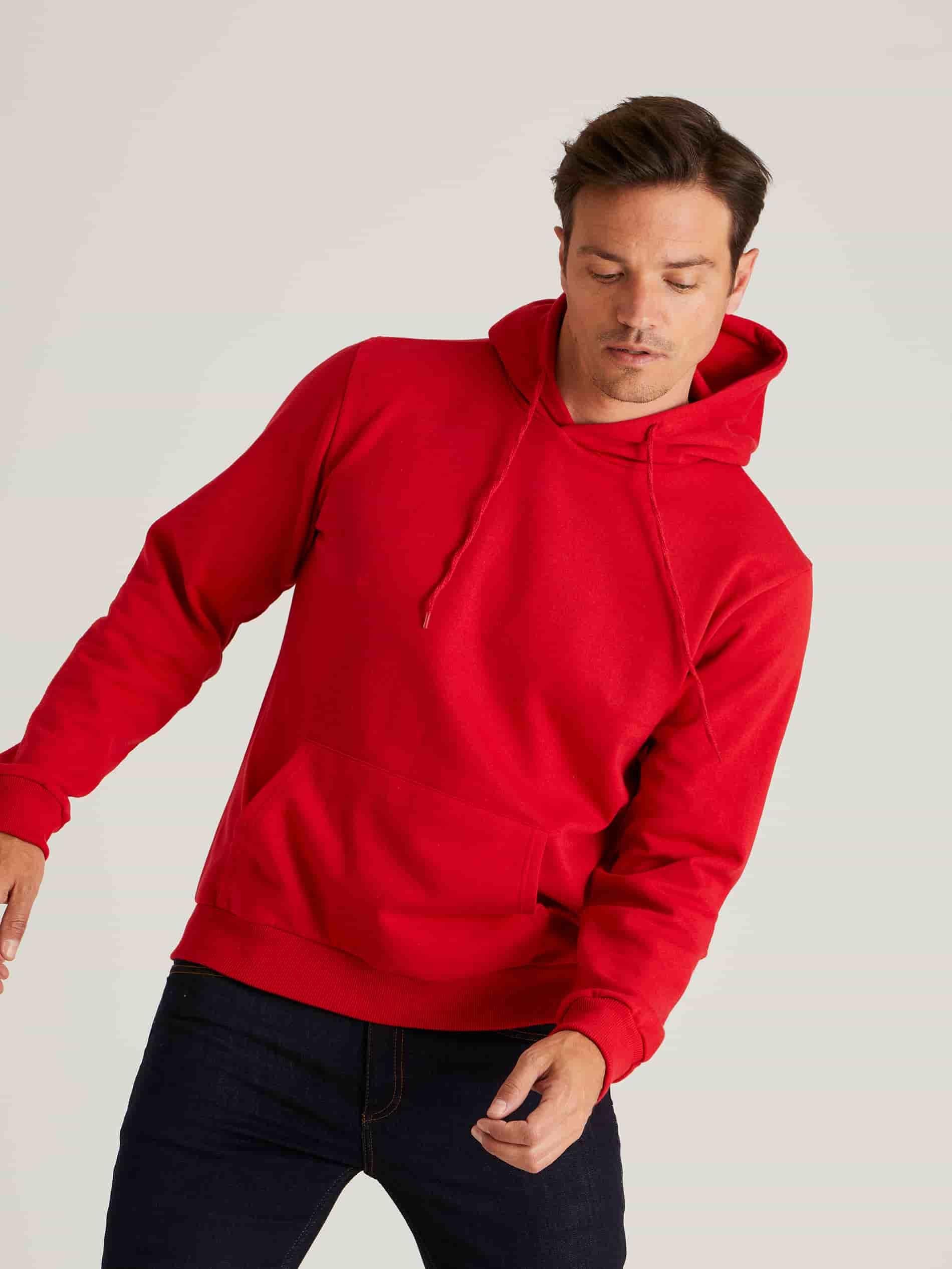 Erkek%20Kışlık%20Kırmızı%20Kapüşonlu%20Sweatshirt%20Renkli%20Şardonlu