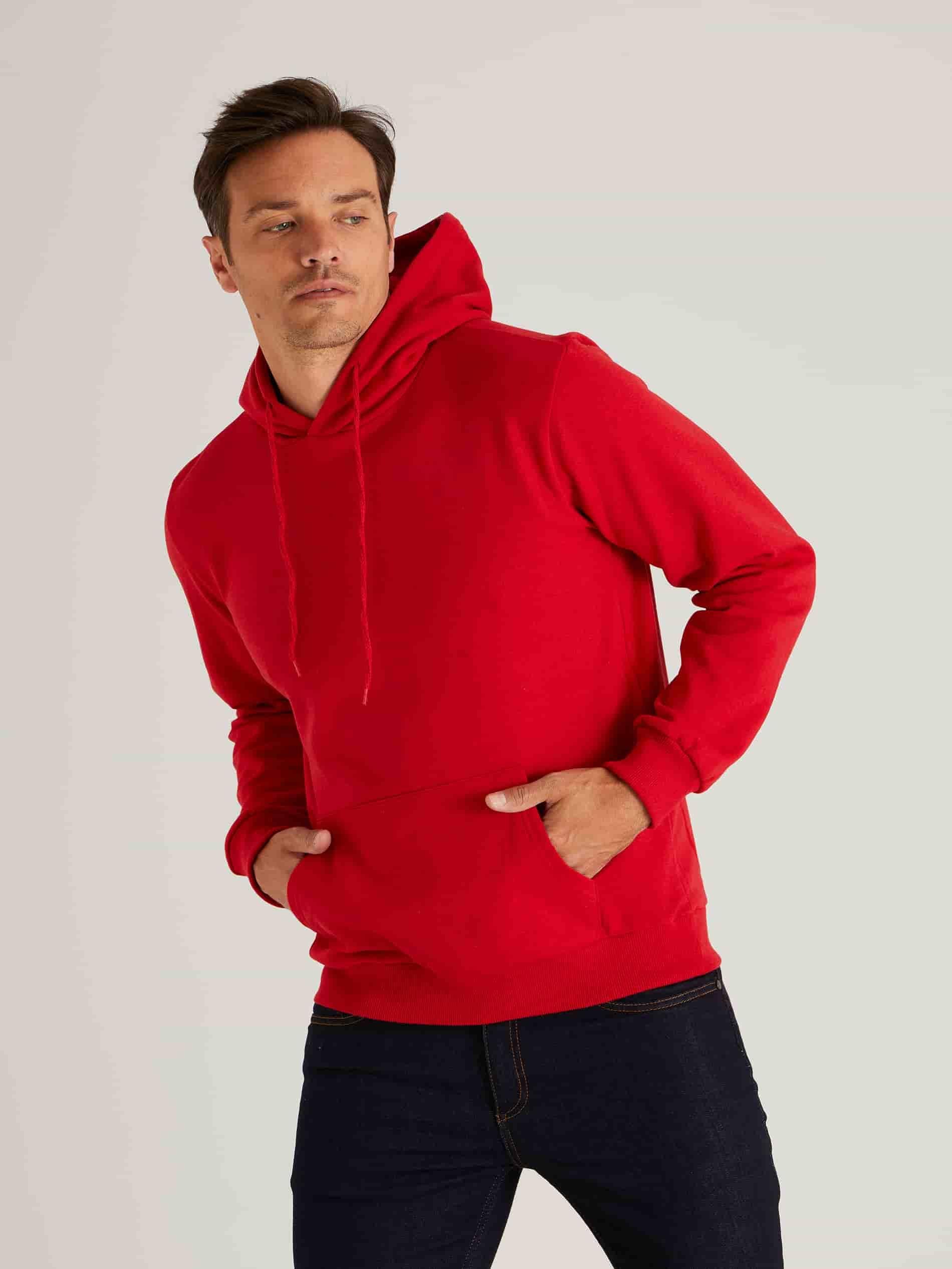 Erkek%20Kışlık%20Kırmızı%20Kapüşonlu%20Sweatshirt%20Renkli%20Şardonlu