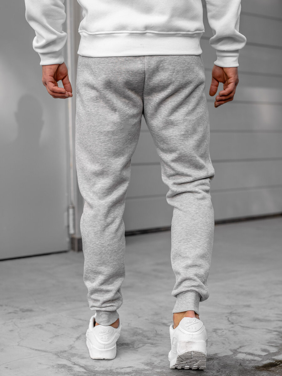 Erkek%20Yazlık%20Gri%20Baskılı%20Eşofman%20Altı%20Dar%20Paça%20Jogger