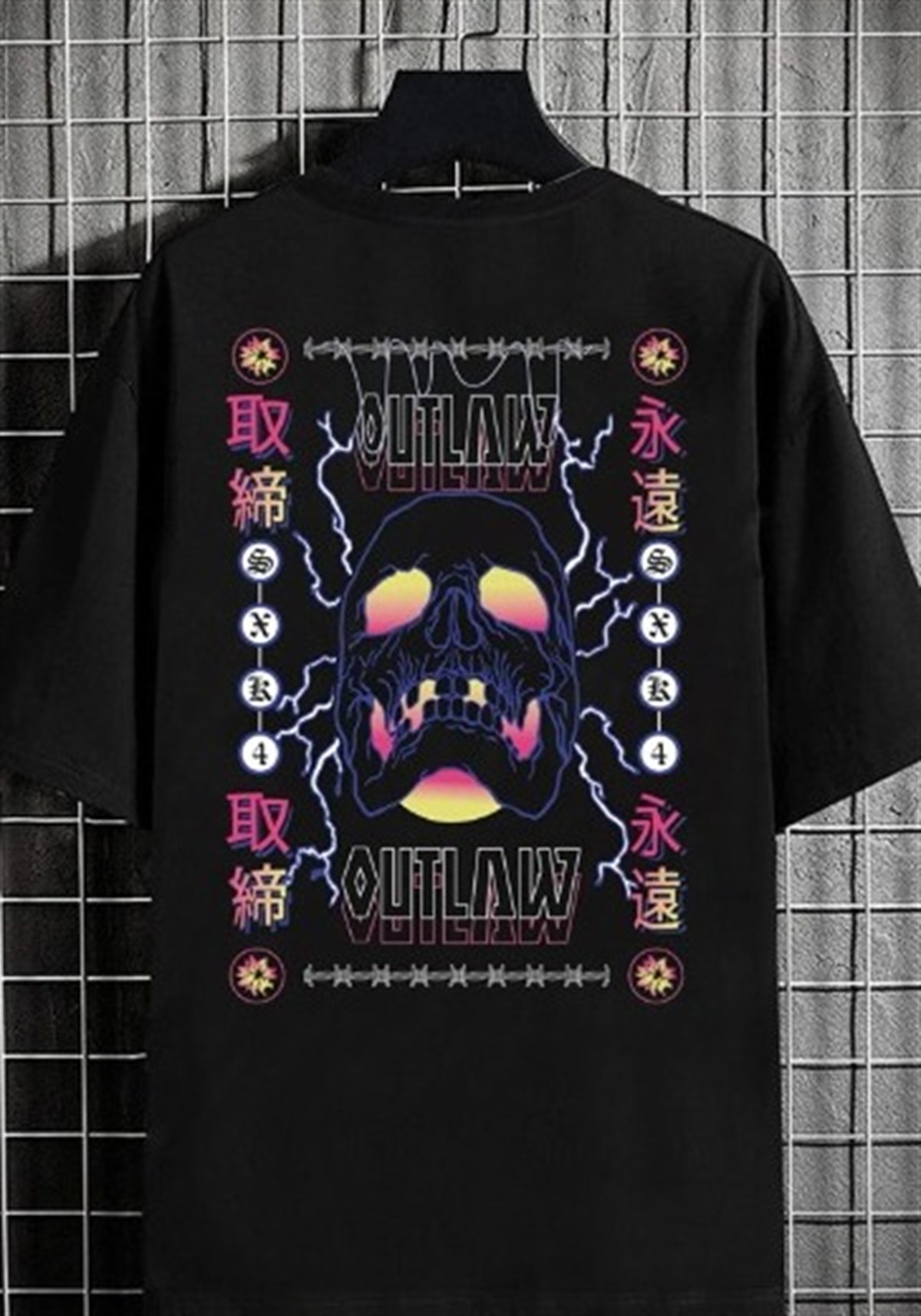 Erkek%20Oversize%20T-shirt%20Kurukafaiskelet%20Sırt%20Baskı%20Siyah
