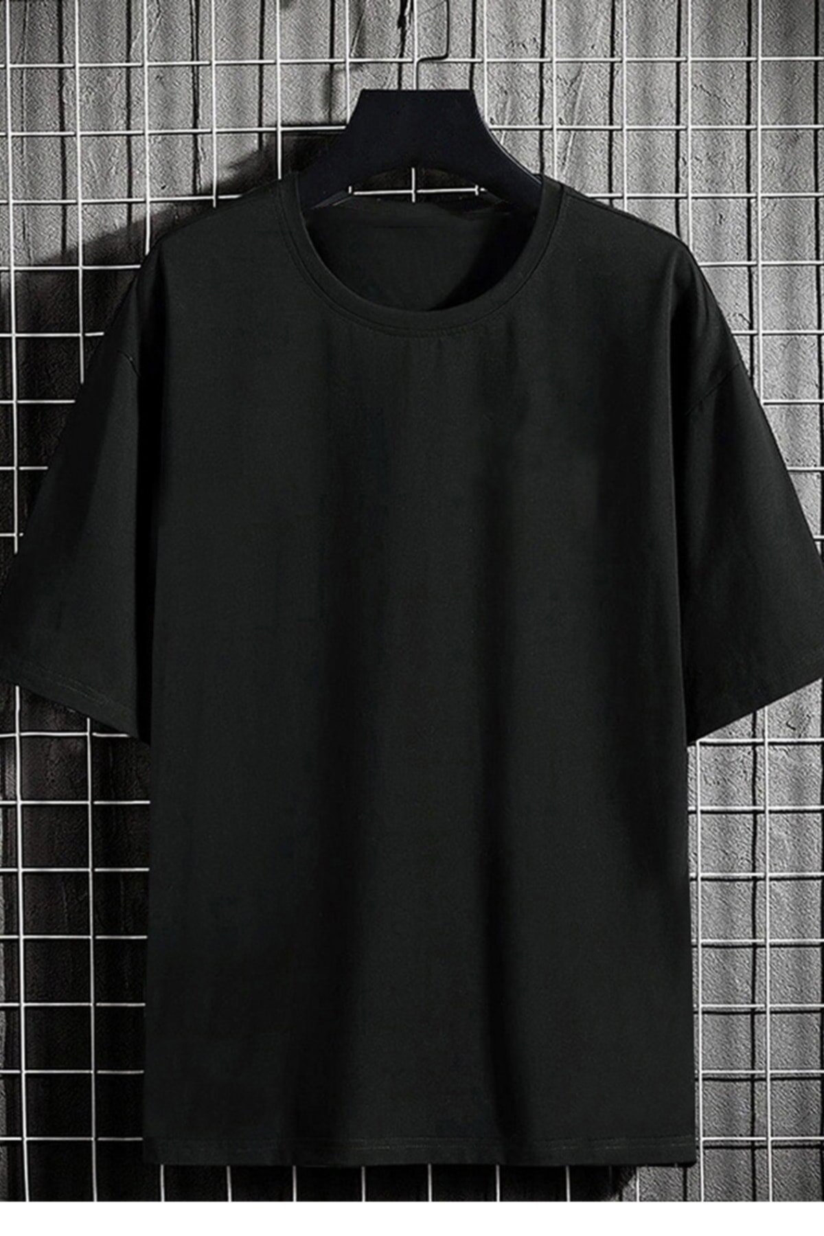 Erkek%20Oversize%20T-shirt%20Kurukafaiskelet%20Sırt%20Baskı%20Siyah