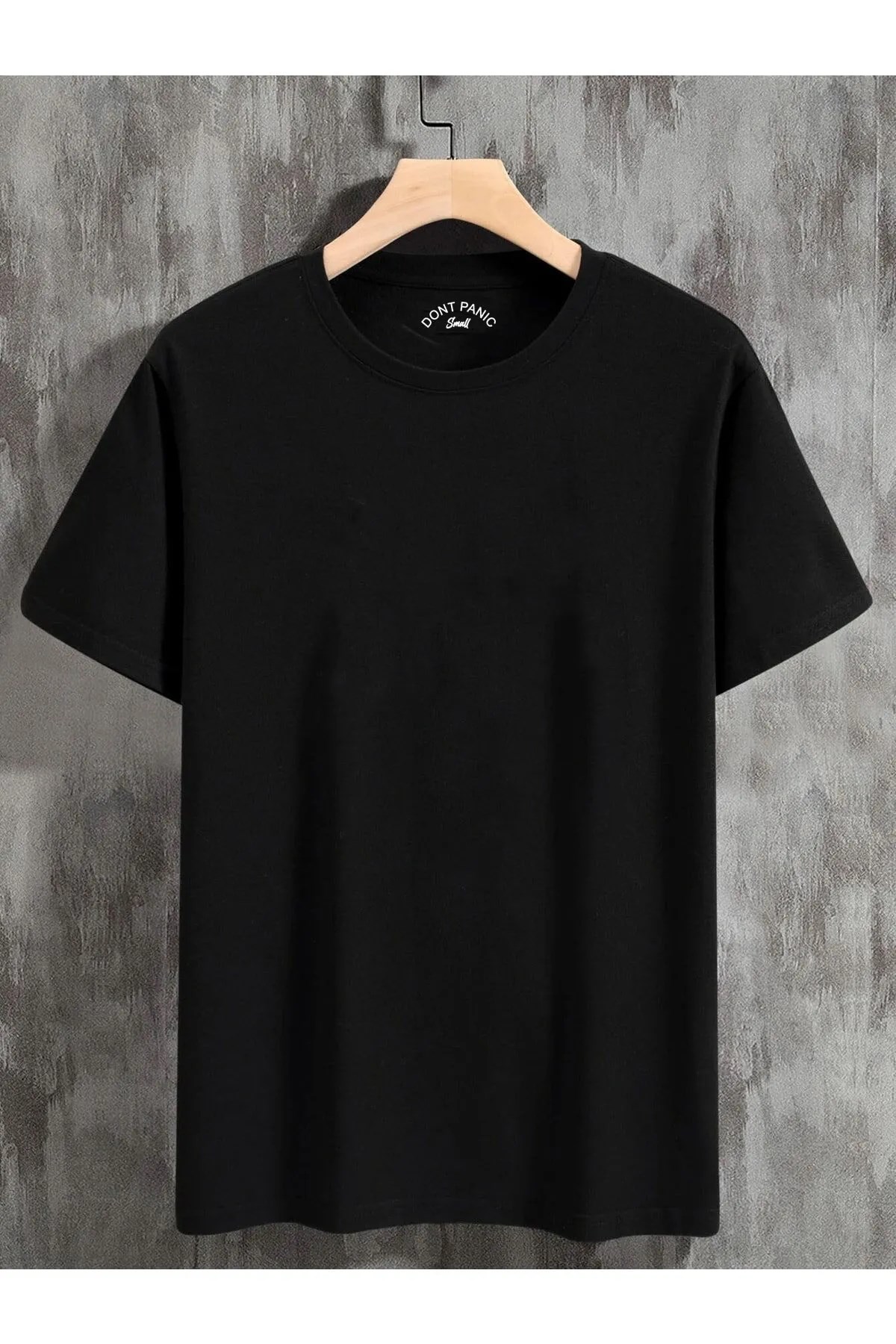 Erkek%20Oversize%20T-shirt%20Nofears%20Sırt%20Baskılı%20Siyah