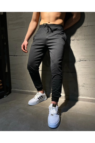 Erkek Slim fit Siyah Jogger Eşorfman Altı