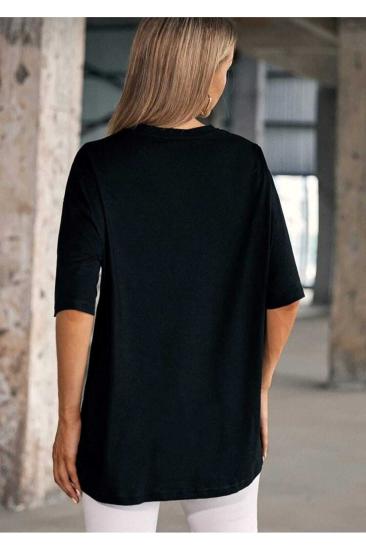 Kadın Oversize T-shirt BHVR  Women Baskı