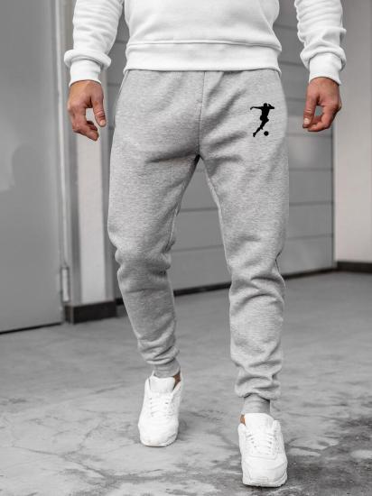 Erkek Yazlık Gri Eşofman Altı Dar Paça Jogger