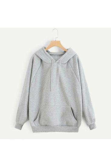 Erkek Beyaz Kapişonlu Sweatshirt Elgato