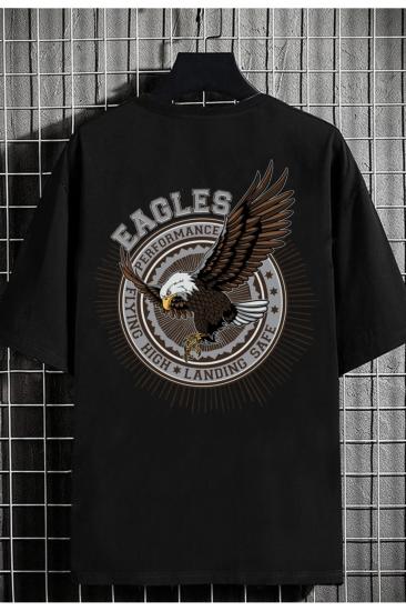 Eagle Erkek Siyah Oversize