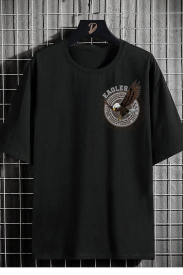 Eagle Erkek Siyah Oversize
