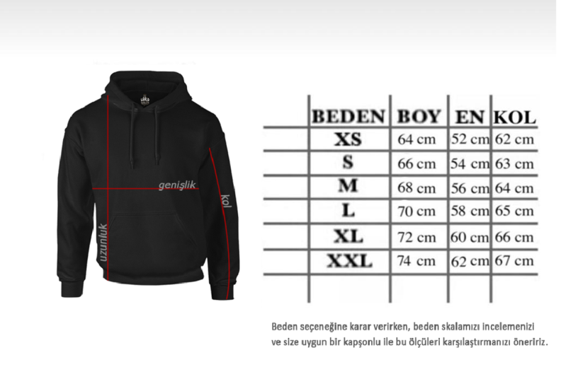 Unisex Turuncu Kapüşonlu Sevgili Kombini