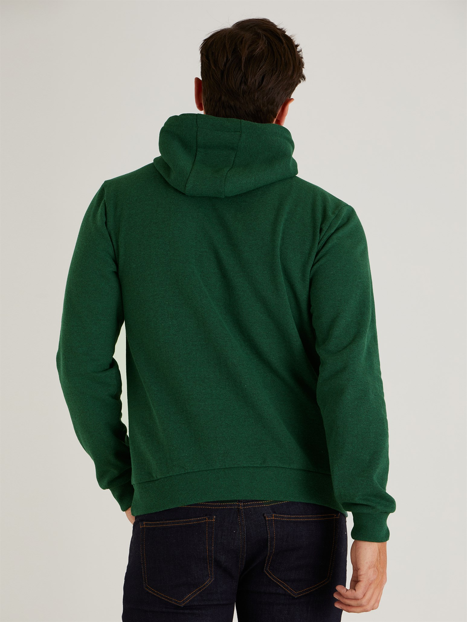 Erkek%20Kışlık%20Yeşil%20Kapüşonlu%20Sweatshirt%20Renkli%20Şardonlu